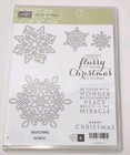 New Stampin Up  Flurry Of Wishes Clear Mount Stamp Set   Punch Bundle 0551