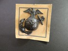 Wwii Usmc Us Marine Corps Enlisted Hat Cap Ega Badge Pin Ww2