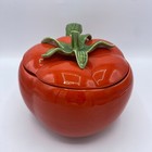 Vintage Mcm Poppytrail By Metlox Tomato Soup Tureen With Ladle-very Nice 