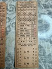 3 Unused Vintage Ephemera Bus Train Tickets
