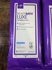 Medline Ready Bath Luxe Antibacterial Bathing Cloth Wipes 5 Pk  Expires Feb 2027