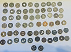 Huge Lot Of 64 Vintage Us Transit Tokens - Rare Bus  Rail  Trolley Exonumia