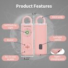 Rechargeable Personal Safety Alarm Keychain Strobe Light 130db Siren  black 