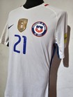Chile Soccer Jersey Nike 2016 Size L World Cup Qualifiers 2018 Match Worn