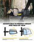 Utv Rear View Side Mirrors Adjustable Fits 1 75 -2  Polaris Rzr 1000 900 800 Sxs