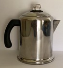 Farberware Q16c Percolator 8 Cup Stovetop Stainless Steel Coffee Pot Camping