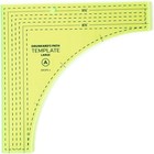 Drunkards Path Quilting Template Large Curved Acrylic Tools With 1 4    Seam Allow