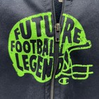 Kids Champion Authentic Navy Blue Football Legend Hoodie 2t