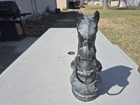 Heavy Cast Iron Horse Head Hitching Post Fence Gate Topper W  Ring 14lb