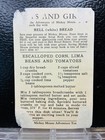 1930s Mickey Mouse Walt Disney Bell Bread Recipe Card Pluto Ice Climb
