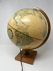 Vintage Replogle World Premier Series 12    Lighted Raised Relief 60s Globe Works