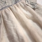 4t Striped Tulle Tutu Dress Grey White Silver Glitter Long Sleeve Princess Party