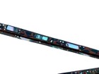 Japanese Vintage Black Lacquer Abalone Inlay Chopsticks Pair 8    Mother Of Pearl