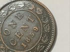1859 8  Canada Large Cent Wide 9