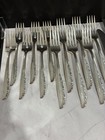 Vtg Wm Rogers Oneida Aa Brittany Rose Silverplate 38 Pc Flatware Nos  