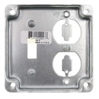 Steel City Rs2 Steel 2-gang Toggle Switch   Duplex Receptacle outlet Cover  4 