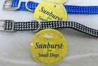 New Four Sunburst 12  Collars For Puppy Dog Litter 4-different Colors Nwts  12in