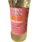 Nos Vintage Lucky Tiger Hair Tonic Full Glass Bottle Barber Shop Salon