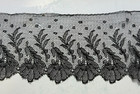Antique Lace - Chantilly Style Ruffle - 19th Century - 2 25 Meters