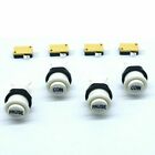4pcs Happ Style Arcade Game Push Buttons Start Coin Pause With Microswitch Jamma