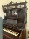 1909 Estey   co  Antique Pump Organ  Serial   367322 Brown Fair Condition