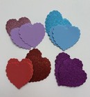 20 Foam Hearts Valentine Crafting 3 75     Purple Red Aqua