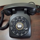 3 1963 Black Bell System Western Electric Cd 500 Rotary Telephone Works Great 