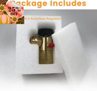0386-0725 Ar-b Cga520 Acetylene Regulator W  Gauge For B Tank Turbo Torch Kit