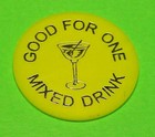 Haverhill Massachusetts  Long Branch Saloon Good For One Mixed Drink Trade Token
