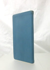 Address Book Pocket Size 3x6 Leather Cover Passwords Graphic Image Light Blue