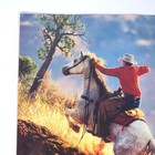 Marlboro Cowboy Horseback Ride Print Ad Vintage Philip Morris Western Decor