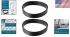 Effortless 2 Pack Oreck Vacuum Cleaner Belts For Xl Xl21 Xl2 - Black Flat Design