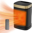 Jibufi Small Electric Indoor Space Heater Quiet Portable Room Heater Thermostat