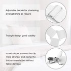 Bed Sheet Fasteners 4 Pcs Adjustable Triangle Elastic Suspenders Gripper Holder