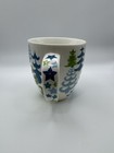 Starbucks Coffee Mug Unisex 17oz Blue Green  06 Holiday Christmas Tree Retro Mcm
