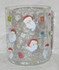 Yankee Candle Sparkling Crackle Votive Tea Light Holder V h Tl h Santa Presents