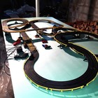Vintage Tyco 4-lane Racing Track Set  6693 - Near Complete - W extras