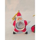 Set Of 5 New Wadarego Photo Frame Ornaments Magnets Santa Gingerbread Stocking