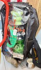 10  1 Hose Glass Water Pipe Vase Tobacco Shisha Hookah Bong Set W  Backpack