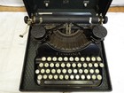 Clean Antique 1928 Smith Corona Four 4 Portable Typewriter W  Case Four Bank