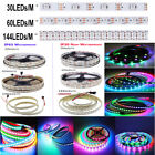 Ws2812b 5v 5050 Rgb Led Strip 1-5m 30 60 144 150 300 Leds Individual Addressable