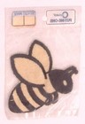 Vintage Bumble Bee Yellow Black Stripes Embroidered Sew-on Patch Mint   Z7136