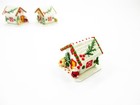 1 12 Miniature Gingerbread House Clay Food Dollhouse Christmas Decor Prop 13772