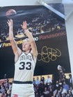1982 Converse Larry Bird Signed Basketball Sneaker Poster W  Dr J Jsa Coa