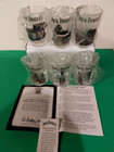  Jack Daniel s Limited Making The Whiskey Shot Glass   Shelf Set New In Box Wcoa