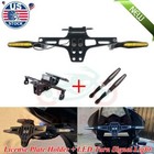 License Tail Tidy Plate Bracket Holder Led Turn Signal For Honda Kawasaki Yamaha