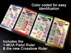 Rifle Scope Ruler Scope Click Calculator  four-ruler Combo Value Pack 