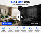 Mini Wireless Record Camera Wifi Ip Home Security Dvr Night Vision Hd Usb 1080p