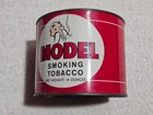Vintage Model Smoking   Pipe Tobacco Metal Tin- 6  Tall - 12oz  Solid 