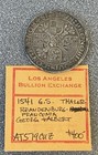 1541 German States Brandenburg-franconia Silver Thaler Georg   Albert Ex Jewelry